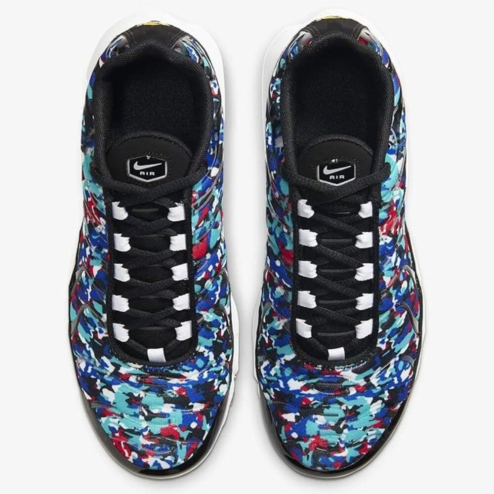 Nike Air Max Plus (gs) Big Kids Casual Running Shoes Cu4623-001 Size 4 - Picture 2 of 4
